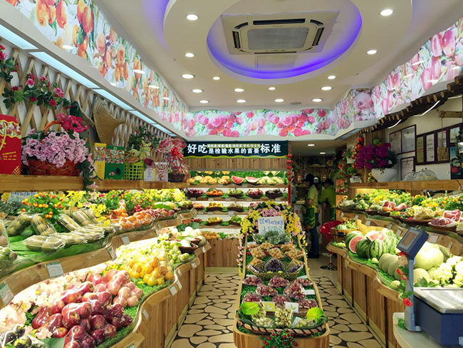 水果店裝修,杭州水果店裝修,水果店裝修設計圖,精品水果店裝修,杭州水果店裝修設計