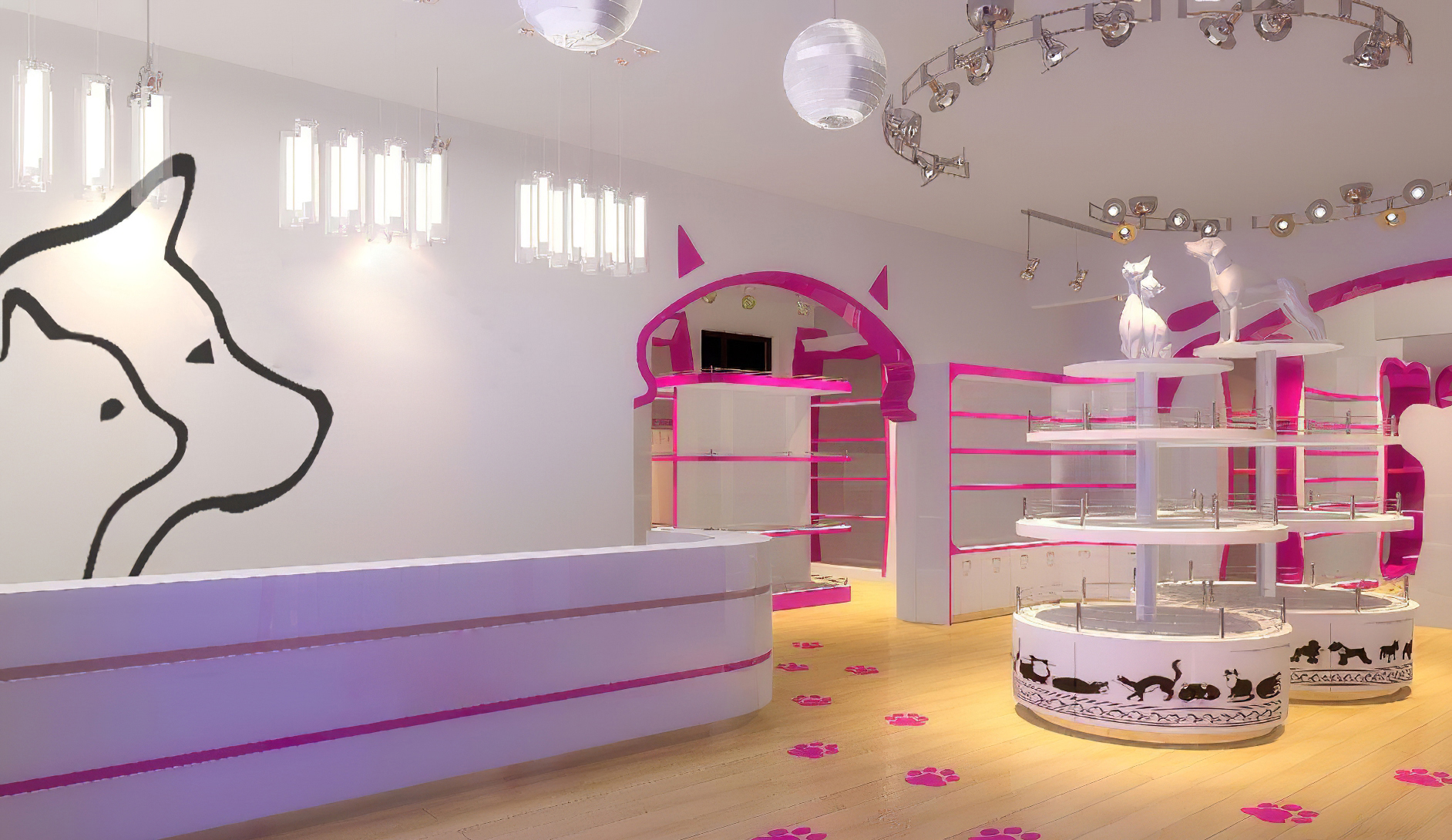 杭州寵物店裝修設(shè)計(jì)，打造溫馨的寵物家園