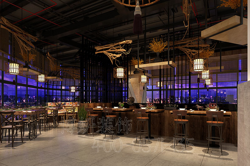 杭州人氣小吃店裝修設計，專業餐飲店裝修，打造回頭客超多的店鋪空間