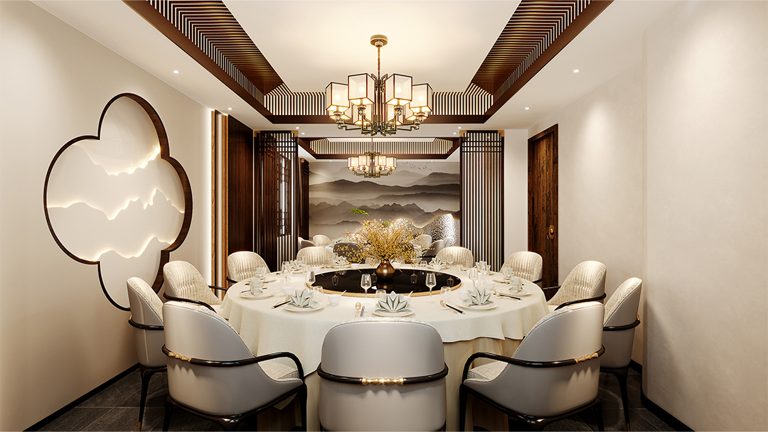 杭州創(chuàng)意中式餐廳裝修設(shè)計