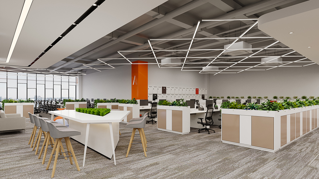 杭州跨境電商辦公室裝修設計