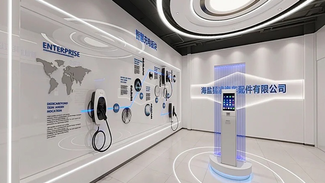 杭州汽車配件展廳裝修設計