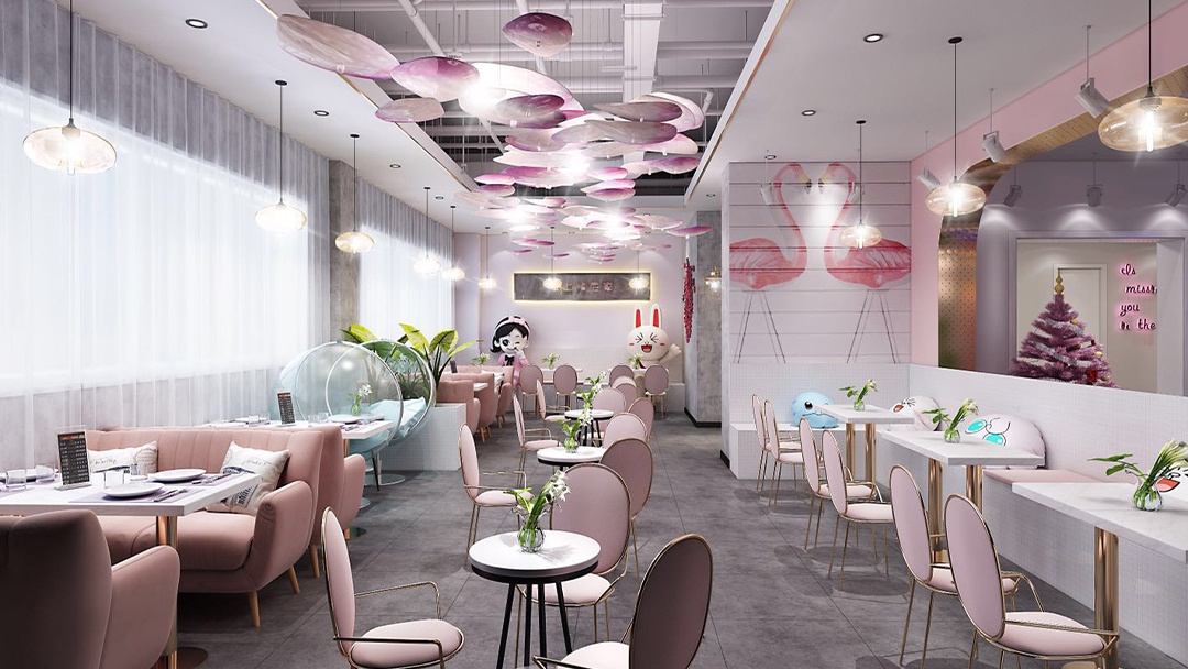 杭州治愈系烘焙店裝修設計