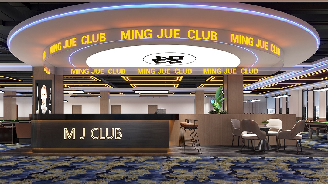 杭州沉浸式主題臺球廳裝修設計