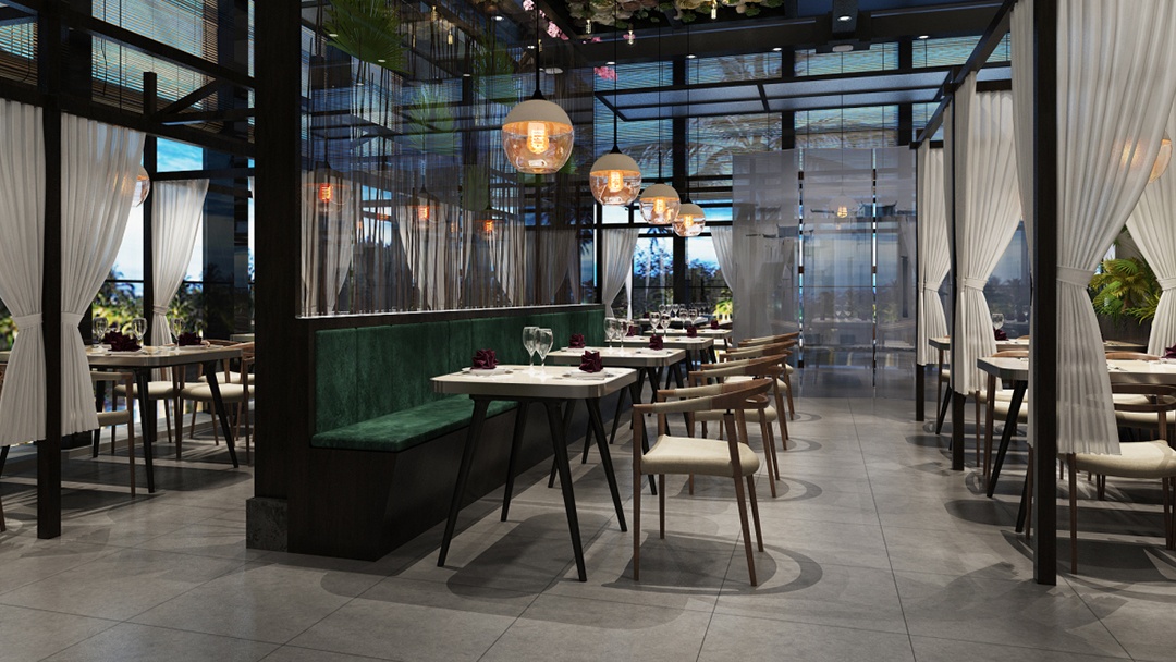 杭州新中式餐飲店裝修設計