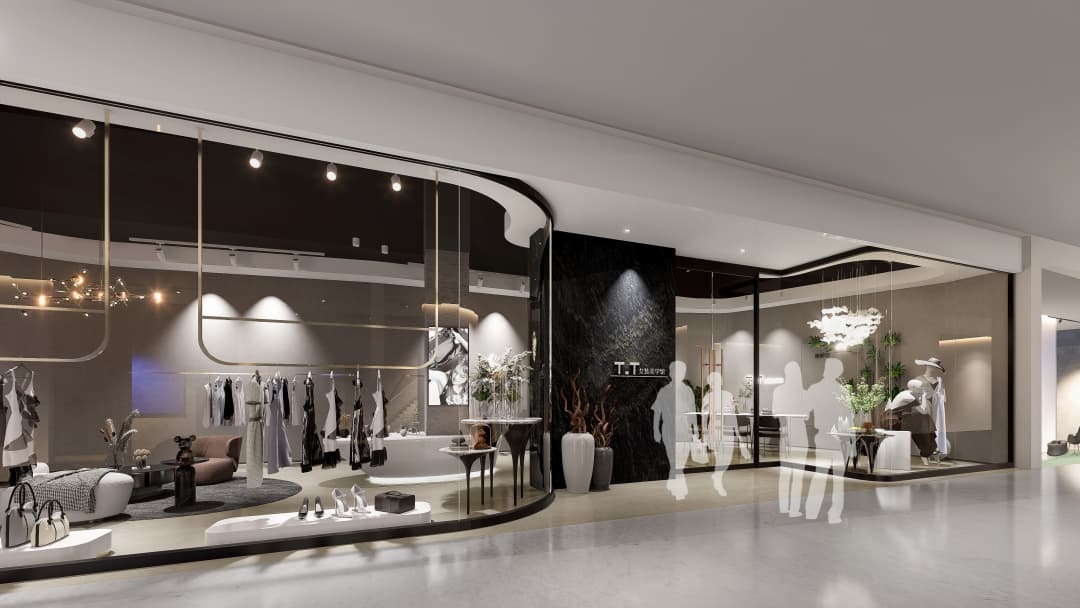 杭州商場女裝專柜裝修設(shè)計