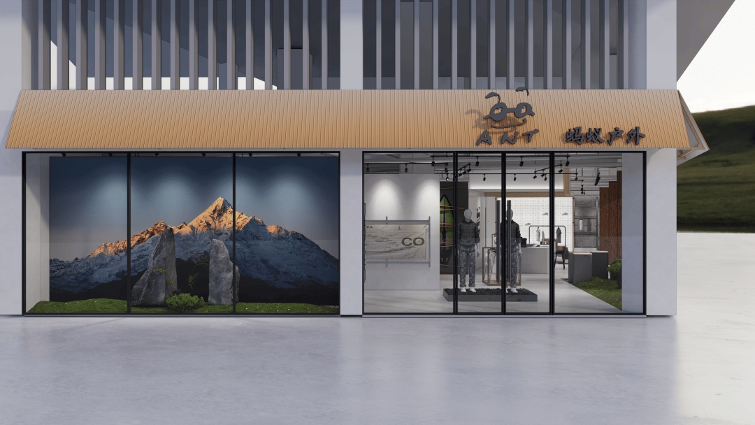 杭州運動戶外用品店鋪裝修設計