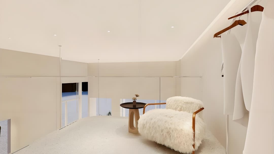 杭州法式浪漫女裝店裝修設(shè)計